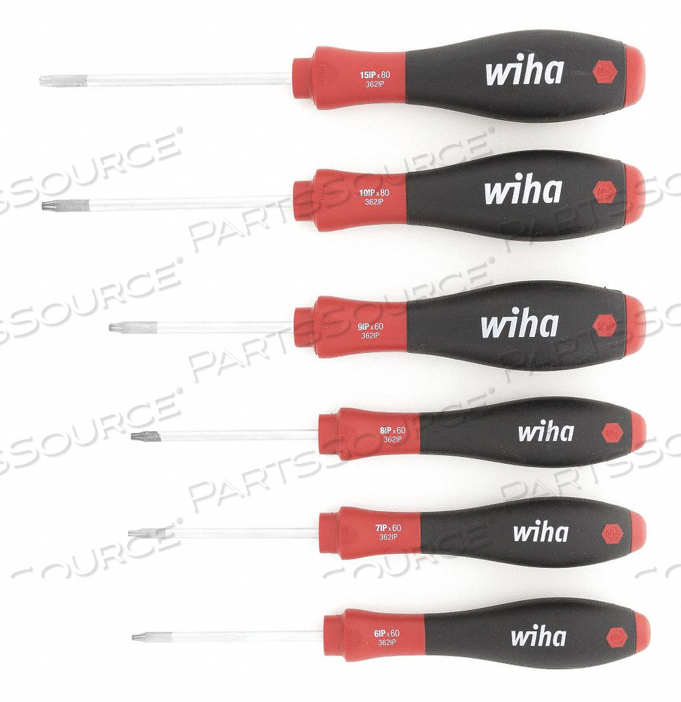 6 PIECE SOFTFINISH TORXPLUS SET by Wiha Tools