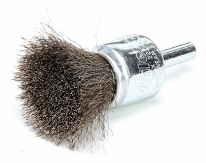 CRIMPED WIRE END BRUSH STAINLESS STEEL by Weiler