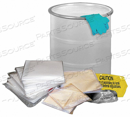 SPILL KIT CHEM/HAZMAT WHITE by Spilfyter SPILL KIT CHEM/HAZMAT WHITE by Spilfyter