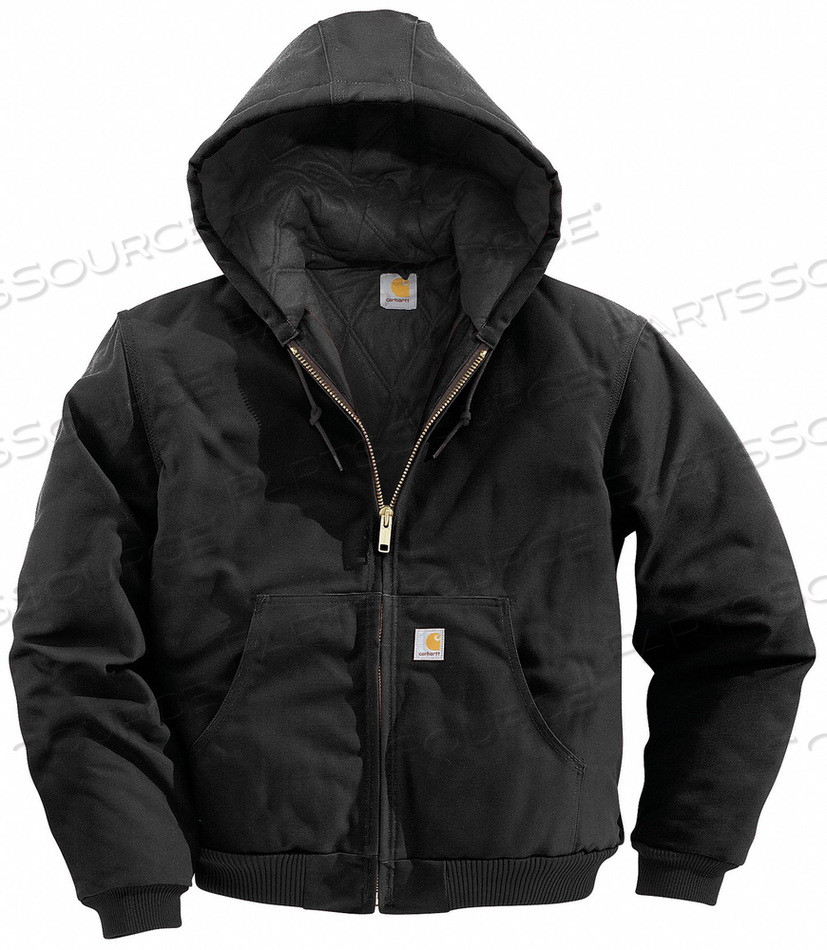 HOODED JACKET INSULATED BROWN MT 