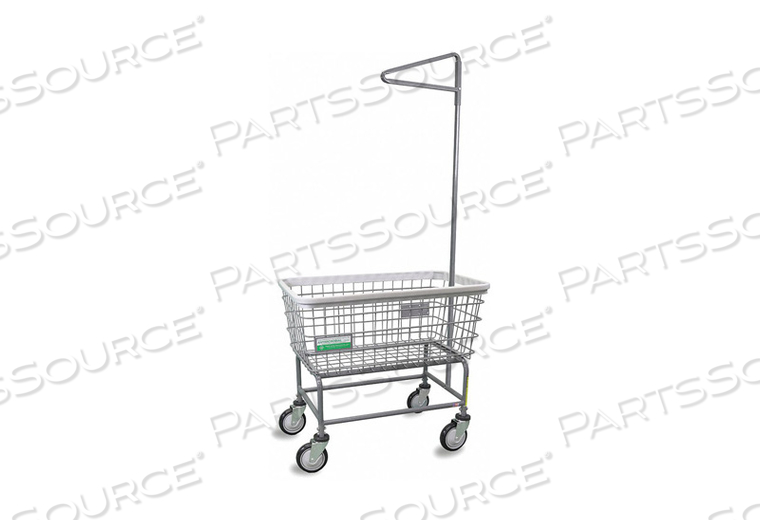 WIRE LAUNDRY CART 600 LB LD CAP. GRAY by R&B Wire Products, Inc.