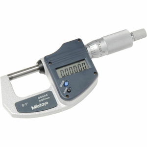 DIGIMATIC 0-1"/25.4MM DIGITAL MICROMETER W/RATCHET STOP THIMBLE by Mitutoyo