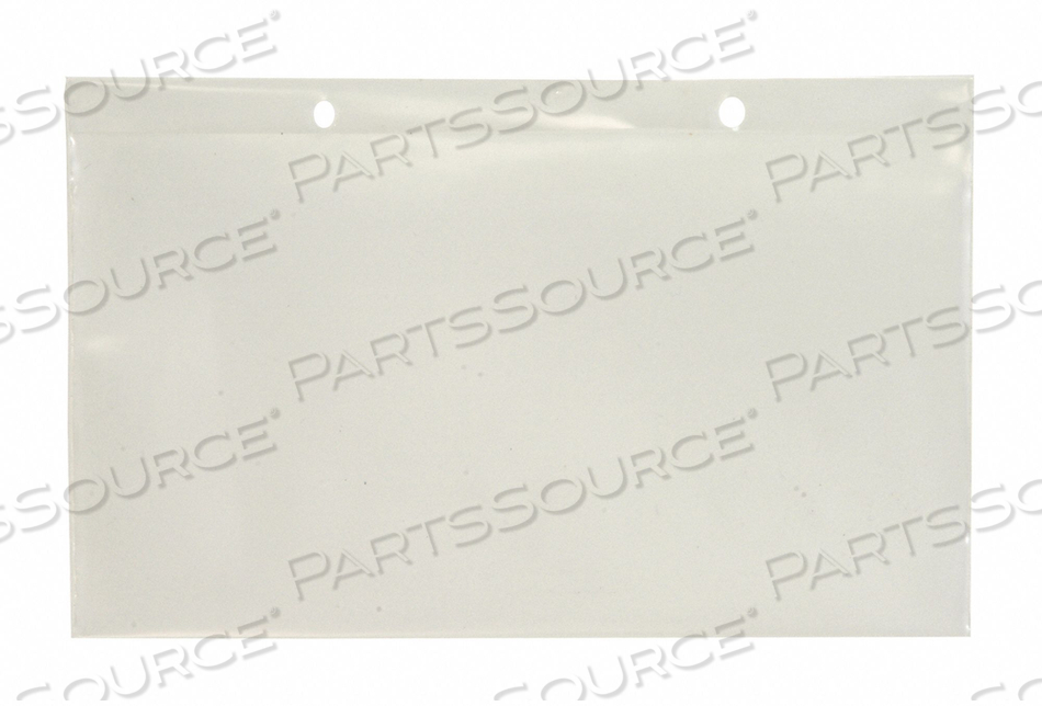 LABEL HOLDER 3 IN.H X 5IN.W CLEAR PK6 by Quantum Storage Systems