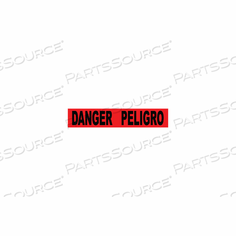 PRINTED BARRICADE TAPE - DANGER PELIGRO, 3" X 1000' by National Marker Company PRINTED BARRICADE TAPE - DANGER PELIGRO, 3" X 1000' by National Marker Company