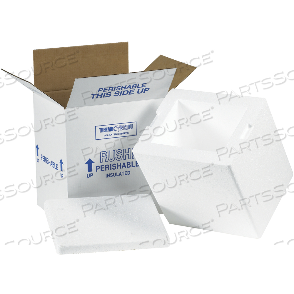 INSULATED SHIPPING KITS, 8" X 6" X 9", WHITE, 8/CASE by BOX Partners (Box Acquisitions, LLC)