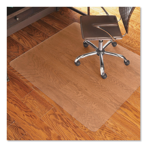 EVERLIFE CHAIR MAT FOR HARD FLOORS, LIGHT USE, RECTANGULAR, 46 X 60, CLEAR by ES Robbins