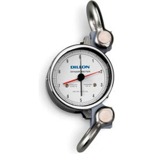AP MECHANICAL DYNAMOMETER WITH SHACKLES, 5" DIAL, 10,000 KG X 100 KG by Dillon Equipment Company