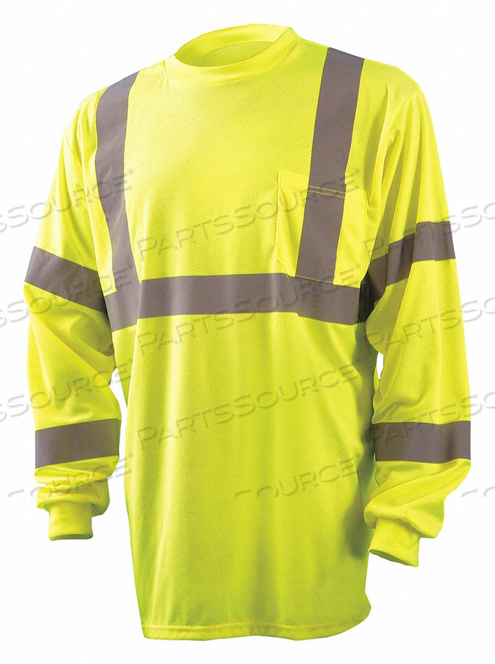 T-SHIRT HI-VIS YELLOW 30 IN L L by Occunomix
