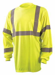 T-SHIRT HI-VIS YELLOW 30 IN L L by Occunomix