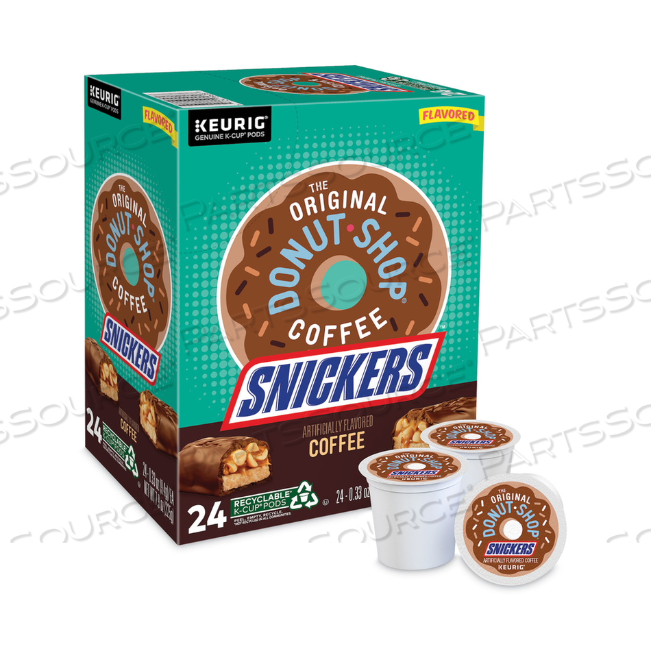 SNICKERS FLAVORED COFFEE K-CUPS by The Original Donut Shop SNICKERS FLAVORED COFFEE K-CUPS by The Original Donut Shop