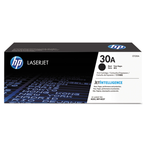 HP 30A, (CF230A) BLACK ORIGINAL LASERJET TONER CARTRIDGE by HP (Hewlett-Packard)