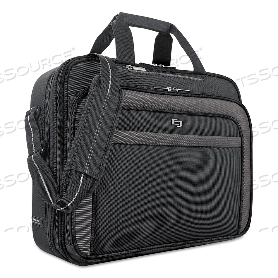 PRO CHECKFAST BRIEFCASE, FITS DEVICES UP TO 17.3", POLYESTER, 17 X 5.5 X 13.75, BLACK 