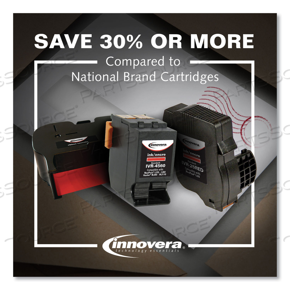 COMPATIBLE RED POSTAGE METER INK, REPLACEMENT FOR 793-5 (7935), 3,000 PAGE-YIELD by Innovera