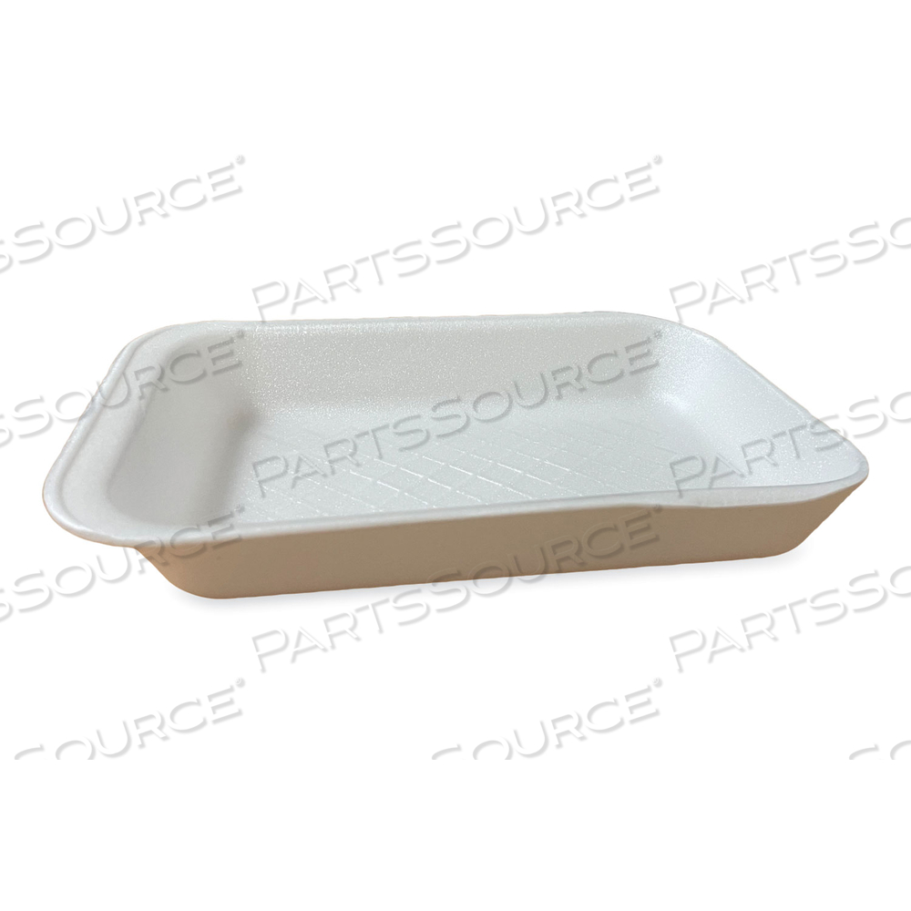 MEAT TRAYS, #2D, 8.56 X 6.1 X 1.2, WHITE by Genpak