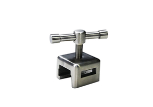 STAINLESS STEEL STRAIGHT BAR ACCESSORY CLAMP by Birkova Products