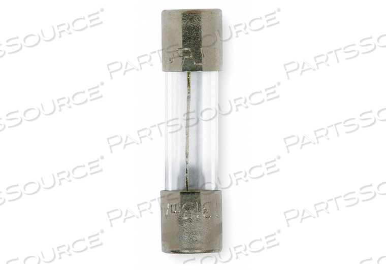 TYPE-T CARTRIDGE FUSE, 6.3 A, 250 VAC, 150 A, CLIP, HOLDER, CYLINDRICAL, GLASS, NICKEL PLATED BRASS CAP, MATTE TIN PLATED COPPER LEADS, MEET by SciCan USA (Medical Division)