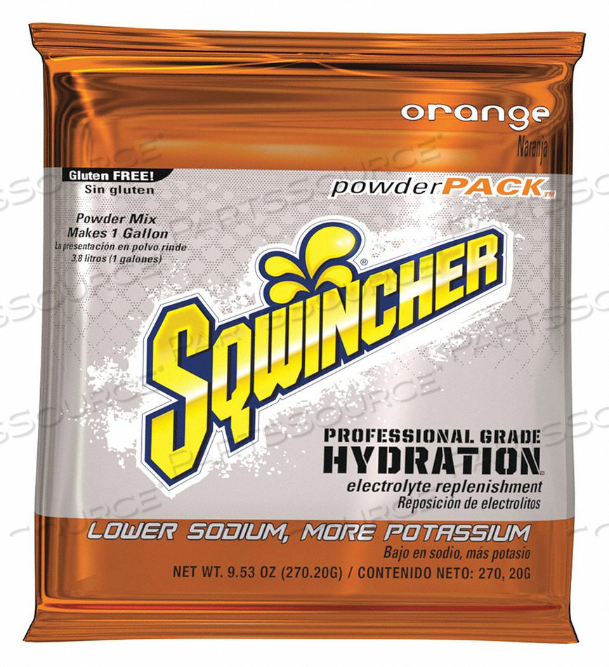 E8439 SPORTS DRINK MIX ORANGE PK20 by Sqwincher E8439 SPORTS DRINK MIX ORANGE PK20 by Sqwincher