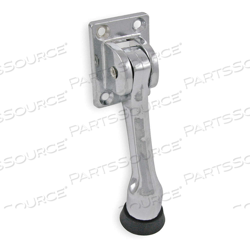 LEVER DOOR HOLDER, DOOR - MOUNTED, 1 7/16 IN WD, 4 IN OVERALL HT, CHROME by Approved Vendor