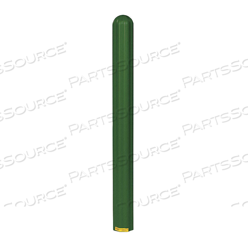 BOLLARD COVER, RIBBED, 5 4/5 IN OUTSIDE DIA, 56 IN MAX USABLE HT, GREEN by Eagle
