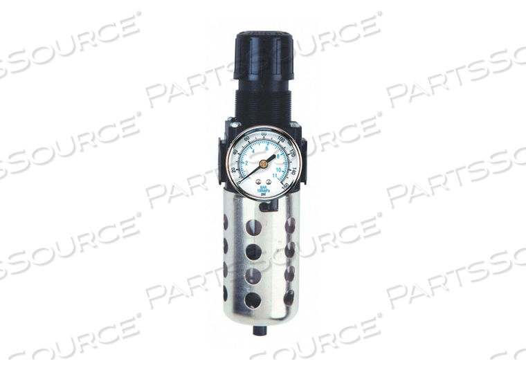FILTER/REGULATOR POLY BOWL 3/8 by Arrow Pneumatics