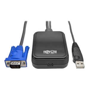 KVM CONSOLE TO USB 2.0 PORTABLE LAPTOP CRASH CART ADAPTER 1080P by Tripp Lite