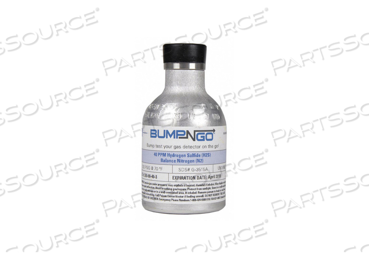 CALIBRATION GAS BUMP CYLINDER 5.8L PK6 by Industrial Scientific