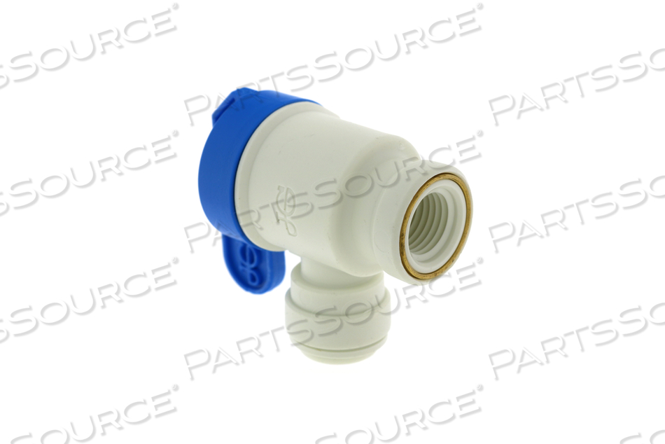 SHUTOFF VALVE, 3/8 IN X 1/4 IN CONNECTION, NPTF 