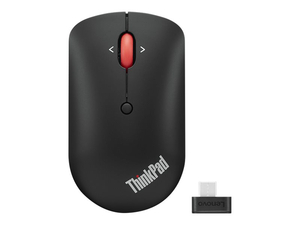 THINKPAD COMPACT, MOUSE, RIGHT AND LEFT-HANDED, OPTICAL, 4 BUTTONS, WIRELESS, 2.4 GHZ, USB-C WIRELESS RECEIVER, BLACK, OEM, FOR IDEAPAD 1 14 by Lenovo THINKPAD COMPACT, MOUSE, RIGHT AND LEFT-HANDED, OPTICAL, 4 BUTTONS, WIRELESS, 2.4 GHZ, USB-C WIRELESS RECEIVER, BLACK, OEM, FOR IDEAPAD 1 14 by Lenovo
