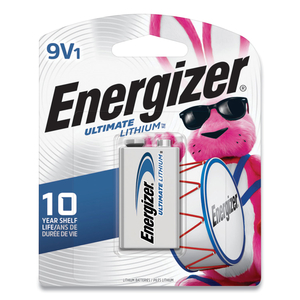 BATTERY, ULTIMATE LITHIUM, 9V, LITHIUM, 9V, 800 MAH by Energizer