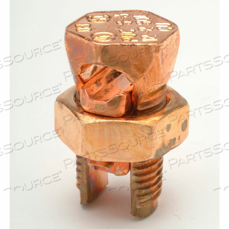 CU MECH. SPLIT BOLT CONN. FOR 2 CONDUCT. RANGE OF EQUAL RUN & TAP: 16 STR.-8 STR. by Penn-Union
