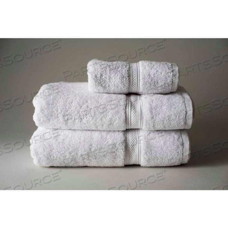 THOMASTON MILLS TM PLUSH BATHMATS - 21"L X 36"W - WHITE - 12 PACK 