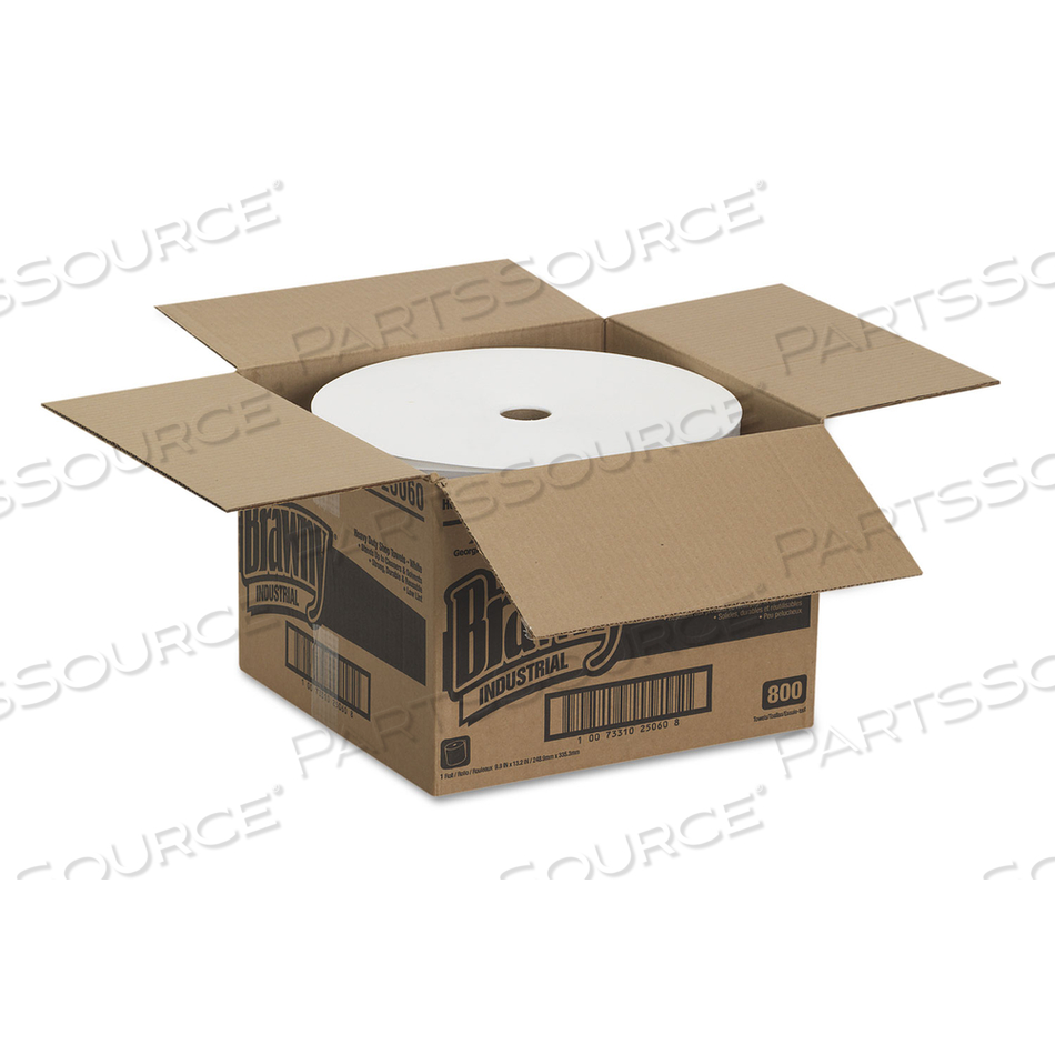 DRY WIPE ROLL 9-3/4 X 13-1/4 WHITE by Brawny DRY WIPE ROLL 9-3/4 X 13-1/4 WHITE by Brawny