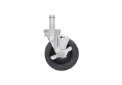 METRO 5MHTNB 5" NYLON HIGH-TEMPERATURE AUTOCLAVE SWIVEL/BRAKE STEM CASTER FOR SUPER ERECTA INDUSTRIAL WIRE SHELVING RACKS by Intermetro Industries (Emerson)