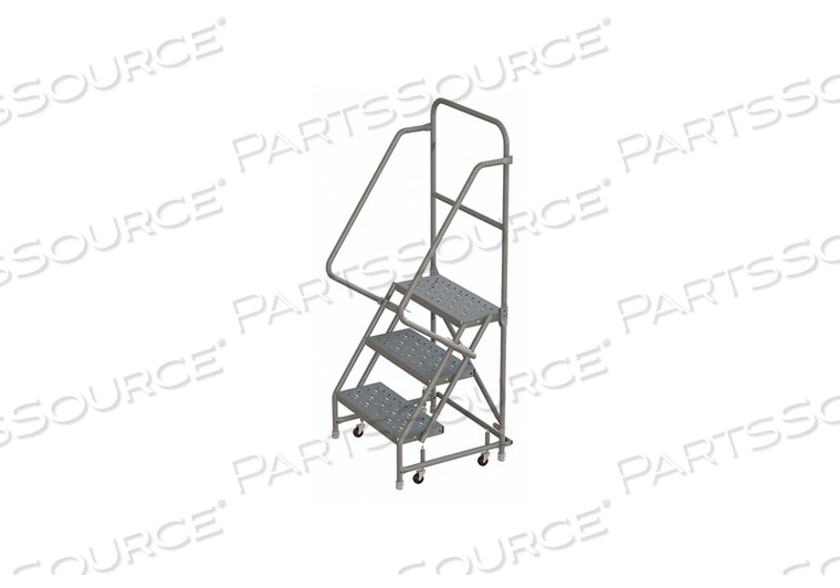 ROLLING LADDER 3 STEP STEEL PERFORATED by Tri-Arc ROLLING LADDER 3 STEP STEEL PERFORATED by Tri-Arc