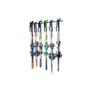 WALL MOUNTED 6 SKI STORAGE RACK by Monkey Bar Storage