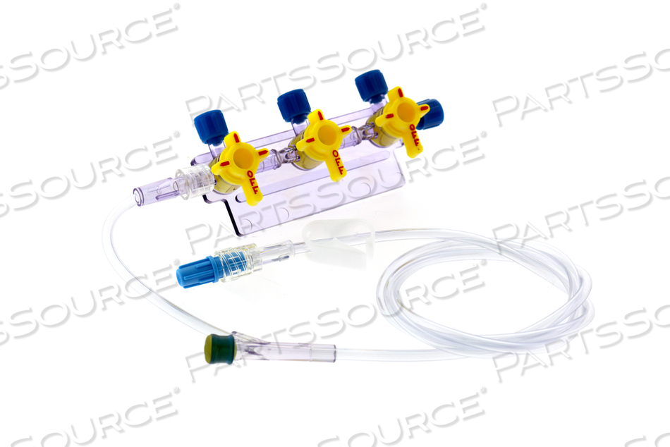 3 GANG HI-FLO STOPCOCK ANESTHESIA SET 25/CA by Smiths Medical