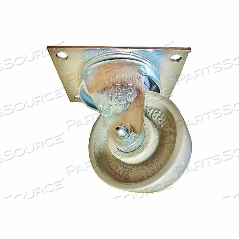 MEDIUM DUTY SWIVEL CASTER - SEMI-STEEL 3" DIA. - 350 LB. CAPACITY by Fairbanks Scale MEDIUM DUTY SWIVEL CASTER - SEMI-STEEL 3" DIA. - 350 LB. CAPACITY by Fairbanks Scale