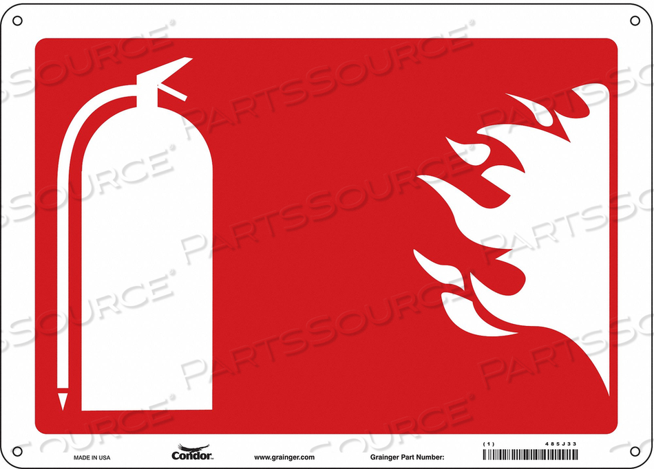 SAFETY SIGN 14 WX10 H 0.070 THICK 