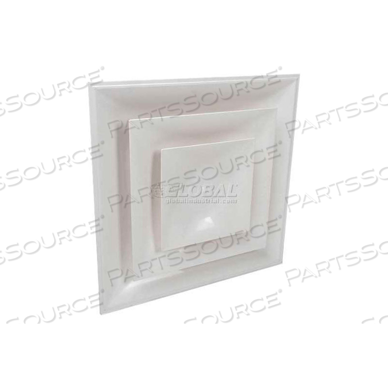 CEILING DIFFUSER WHITE 6 DUCT SIZE by American Louver CEILING DIFFUSER WHITE 6 DUCT SIZE by American Louver