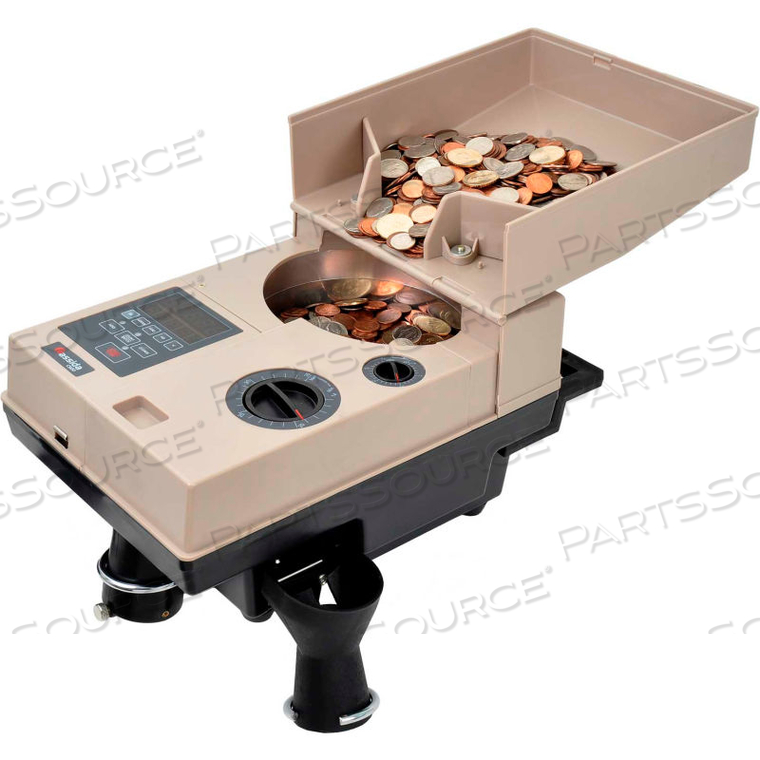 HIGH SPEED COIN COUNTER/ OFF-SORTER by Cassida Corporation HIGH SPEED COIN COUNTER/ OFF-SORTER by Cassida Corporation