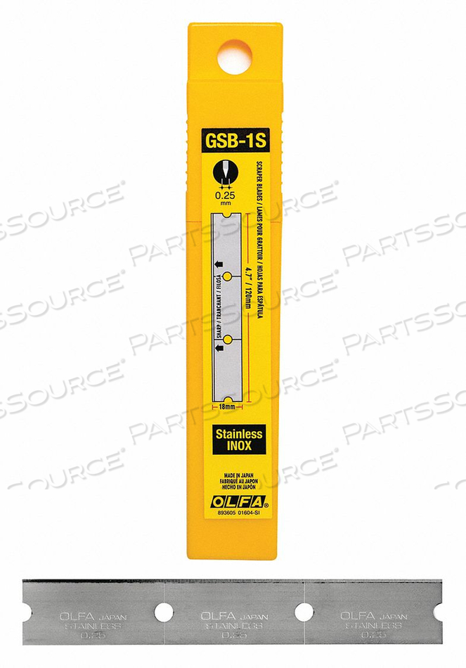 RAZOR BLADE GENERAL PURPOSE PK30 by Olfa RAZOR BLADE GENERAL PURPOSE PK30 by Olfa