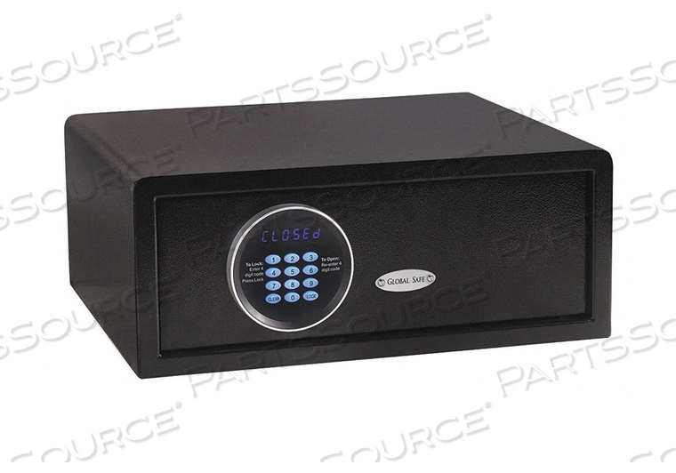 HOTEL SAFE BLACK NET 35.2 LB. STEEL by Global Safe