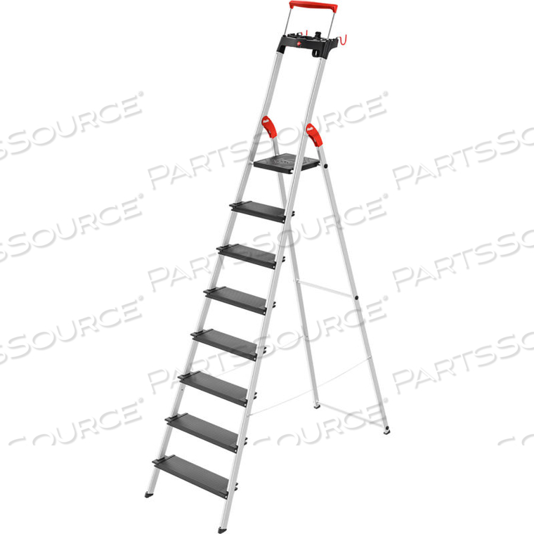 L100 PRO 8 STEP ALUMINUM FOLDING STEP LADDER by Hailo L100 PRO 8 STEP ALUMINUM FOLDING STEP LADDER by Hailo