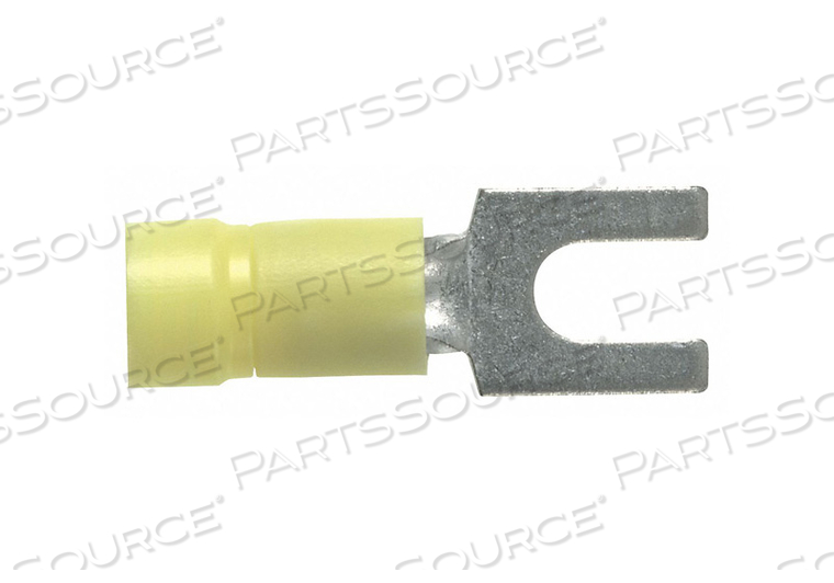 TERMINAL, STANDARD FORK, VINYL-INSULATED, 600V, 12 TO 10 AWG, NO. 10 by Panduit TERMINAL, STANDARD FORK, VINYL-INSULATED, 600V, 12 TO 10 AWG, NO. 10 by Panduit