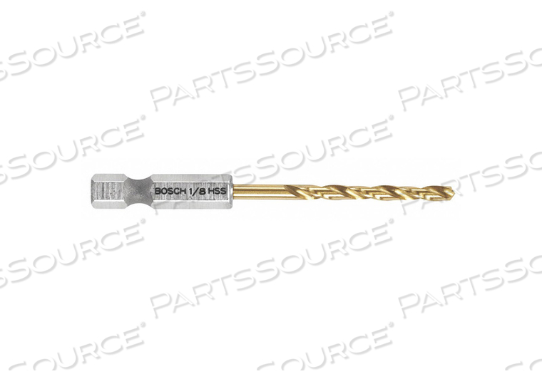 IMPACT DRILL BIT HSS 1/8 by Bosch Tools IMPACT DRILL BIT HSS 1/8 by Bosch Tools