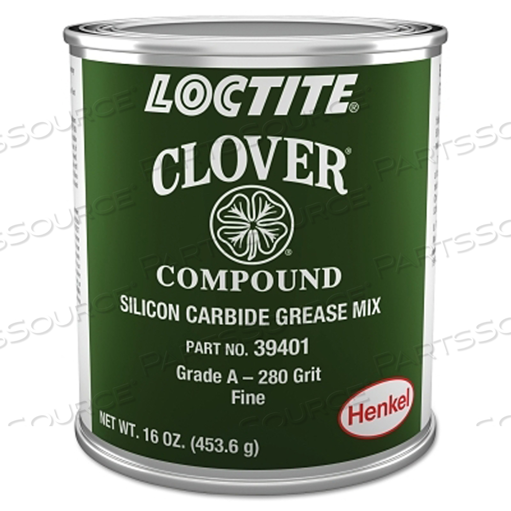 CLOVER SILICON CARBIDE GREASE MIX, 1 LB, CAN, 280 GRIT by Loctite Brand