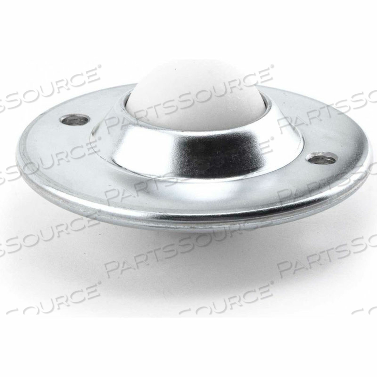 1-1/2" NYLON BALL CARBON STEEL LOW-PROFILE FLYING SAUCER BALL TRANSFER by Hudson Bearings LLC