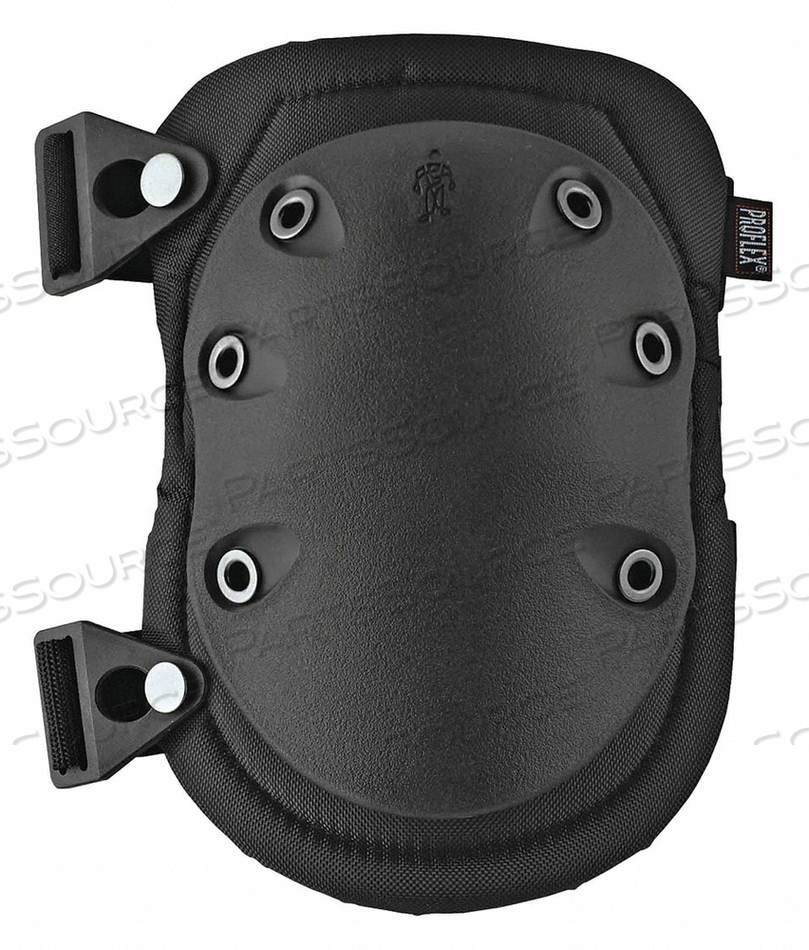 PROFLEX 335 SLIP-RESISTANT RUBBER CAP KNEE PAD, BLACK CAP, ONE SIZE by Ergodyne