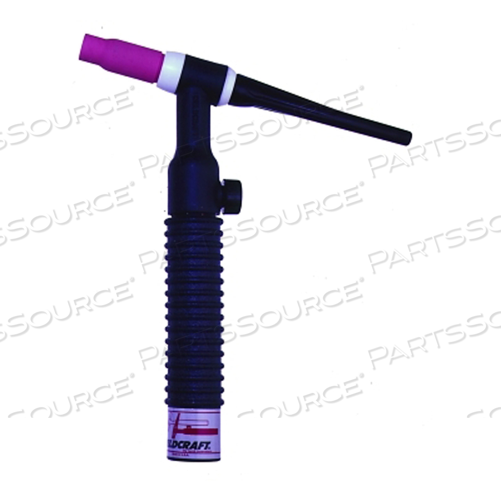 WP-26 AIR COOLED TIG TORCH KIT, ANGLED HEAD, 1 1/4 IN HANDLE, 12.5 FT CABLE by Weldcraft WP-26 AIR COOLED TIG TORCH KIT, ANGLED HEAD, 1 1/4 IN HANDLE, 12.5 FT CABLE by Weldcraft