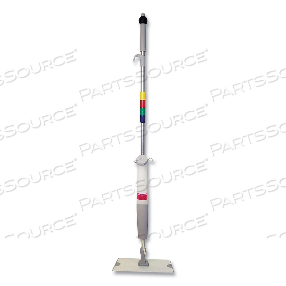 O'DELL ADVANTAGE+ BUCKETLESS MOP, 16" FRAME, WHITE/SILVER HANDLE by Odell Corporation